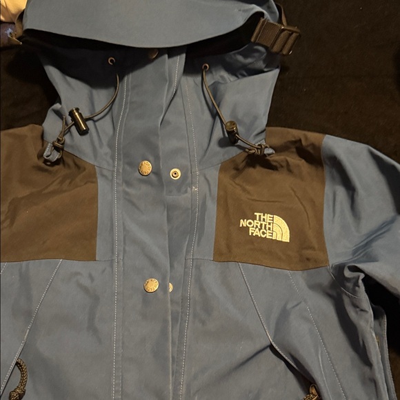 The North Face Jackets & Blazers - The North Face Two-Tone Blue and Black Hooded Jacket